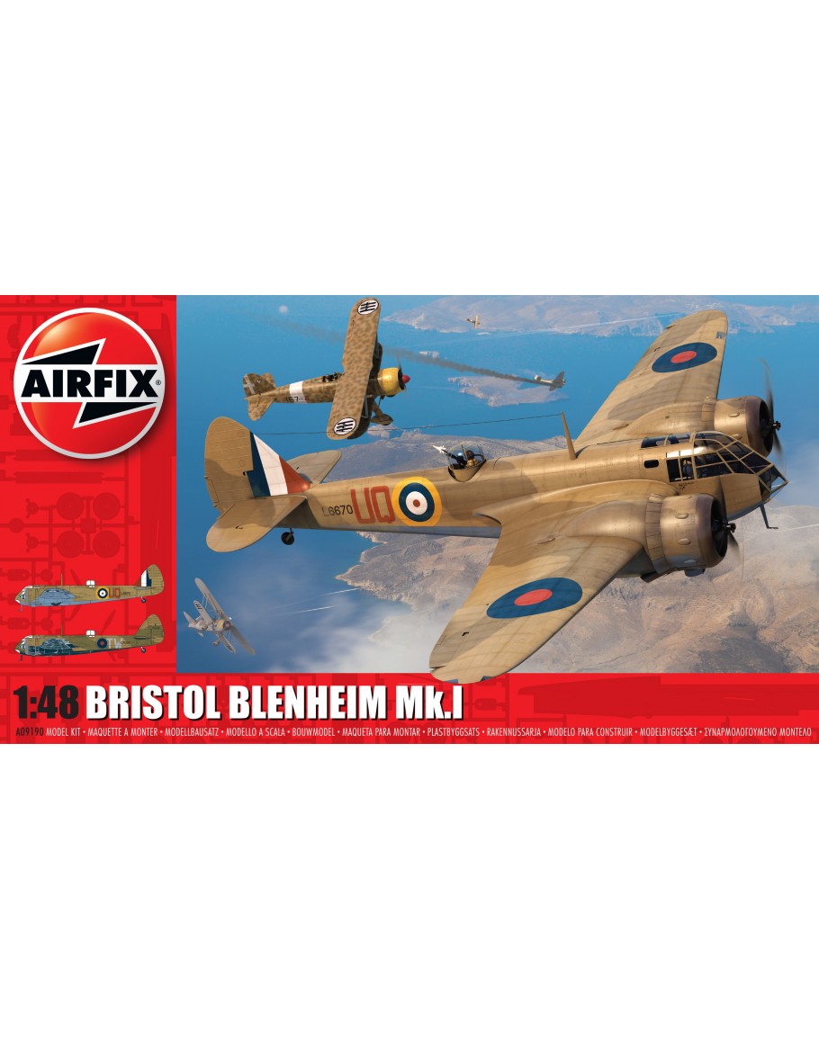 AIRFIX 1/48 SCALE MODEL KIT A09190 Bristol Blenheim Mk.1